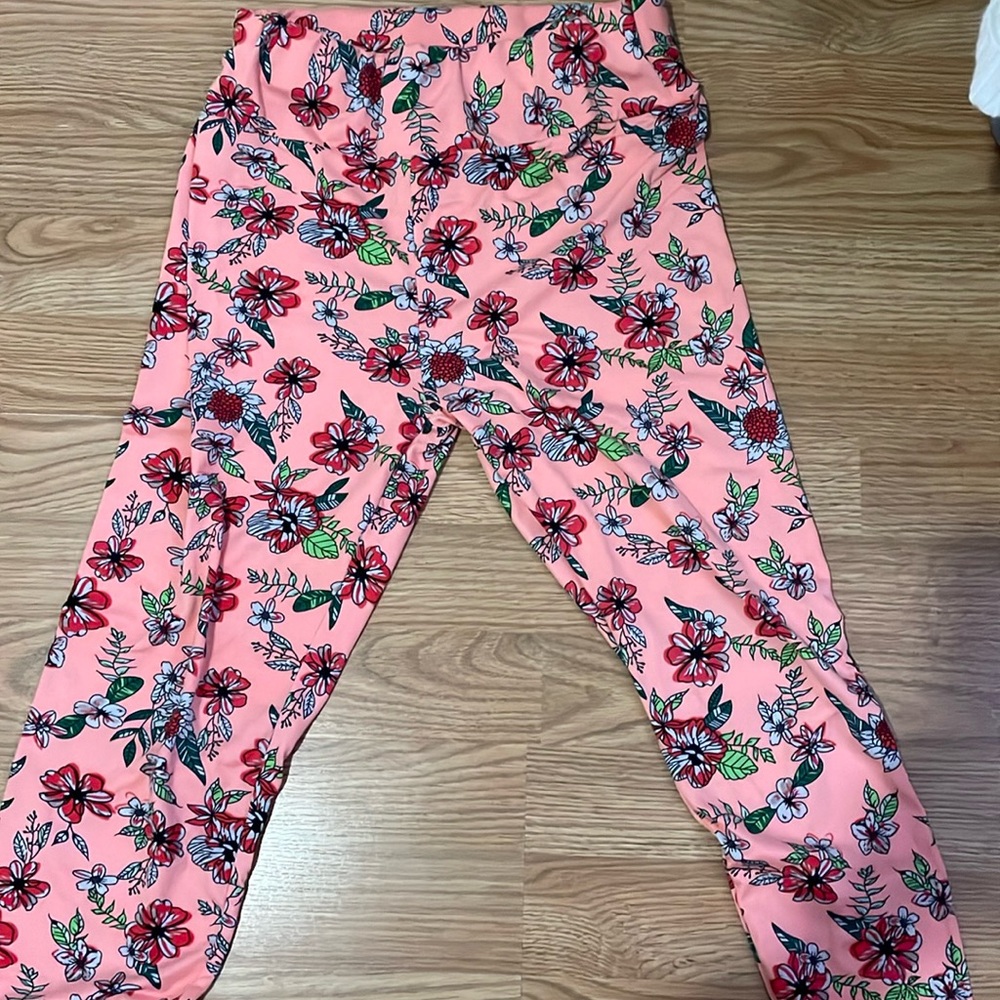 Floral leggings